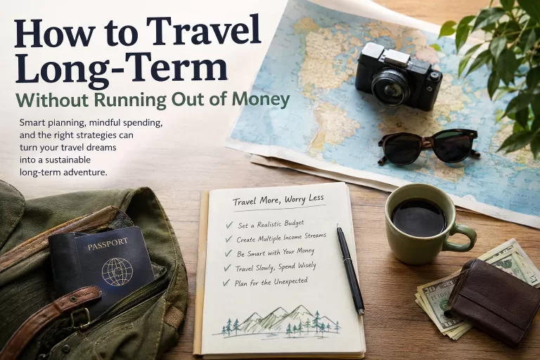 How to Travel Long-Term Without Running Out of Money