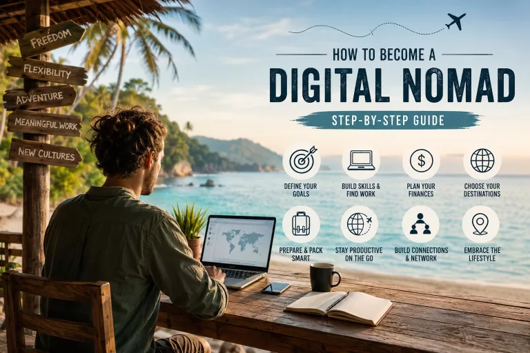 How to Become a Digital Nomad: A Step-by-Step Guide