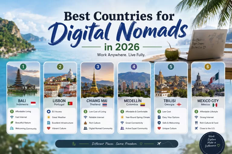 Best Countries for Digital Nomads in 2026